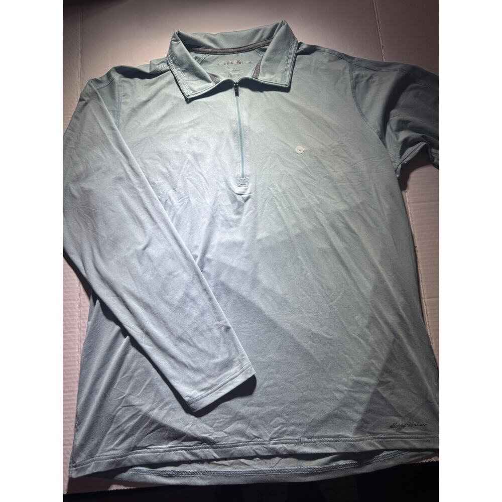 Eddie Bauer FreeDry Quarter Zip Pullover Performance Long Sleeve Shirt NWT